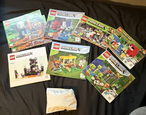 Used LEGO Minecraft lot all sets complete