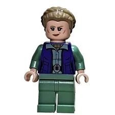 Lego Mini Figure Star Wars General Leia from Set #75240