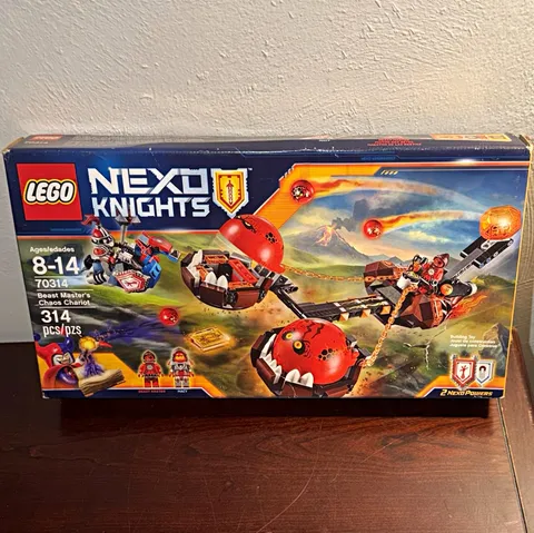 LEGO NEXO KNIGHTS 70314 Beast Master's Chaos Chariot 314pcs Boxed 8-14