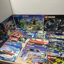 Vintage LEGO Instruction Manual Lot 35+ SYSTEM Town Pirate Aquazone Throwbots