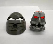 LEGO Bionicle Kanohi Mask Rau (Turaga) 32574 Dark Gray & Head