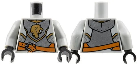 LEGO® Part 973pb0682c01 - Torso Castle Kingdoms Armor Breastplate with Gold Lion