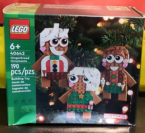 LEGO Gingerbread Ornaments 40642 Christmas Holiday Tree Decoration Set 190 Pcs