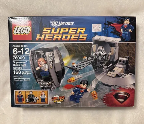 Brand New Sealed LEGO DC Comics 76009 Superman Black Zero Escape Free SHIPPING