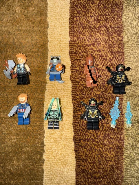 LEGO Avengers Infinity War: Two Set (76101/76102) Complete Minifigure Set