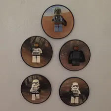 LEGO Star Wars Minifigure Lot (5) Boba Fett, Darth Maul, 3 Stormtroopers
