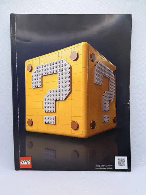 LEGO 71395 - Nintendo 64 Super Mario Question Mark - Instruction Manual ONLY