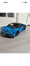 LEGO-Compatible Technic Bugatti Chiron 42083 Style Supercar Used No Box