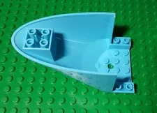 Lego 87616 Aircraft Fuselage Curved Aft Section 6x10 Bottom Medium Azure