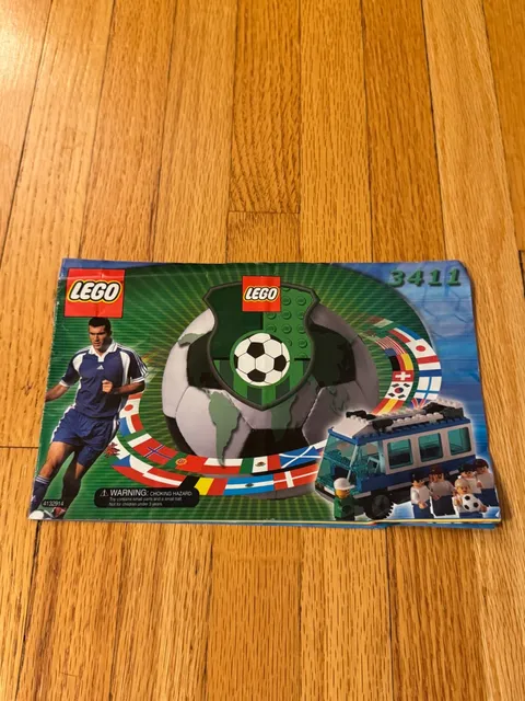 Lego Sports Soccer Team Transport (3411) Instruction Booklet Only