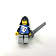 LEGO Castle Black Falcon Knight Minifigure cas103 From Set 6057 Black Knights