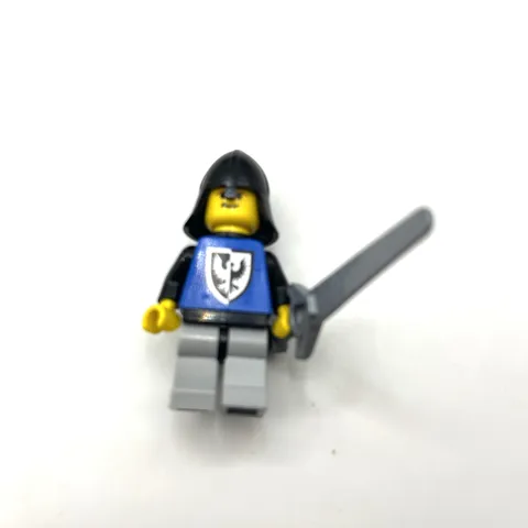 LEGO Castle Black Falcon Knight Minifigure cas103 From Set 6057 Black Knights