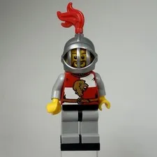LEGO Castle Kingdoms 2010 MINIFIGURE cas444 LION KNIGHT Set 7950