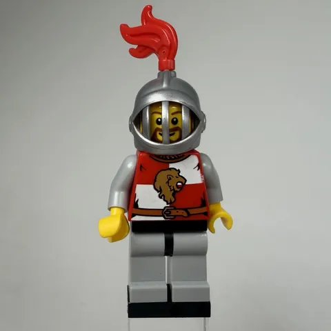 LEGO Castle Kingdoms 2010 MINIFIGURE cas444 LION KNIGHT Set 7950