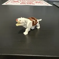 LEGO White Warg w/ Dark Red Nose The Hobbit Lord of the Rings 
