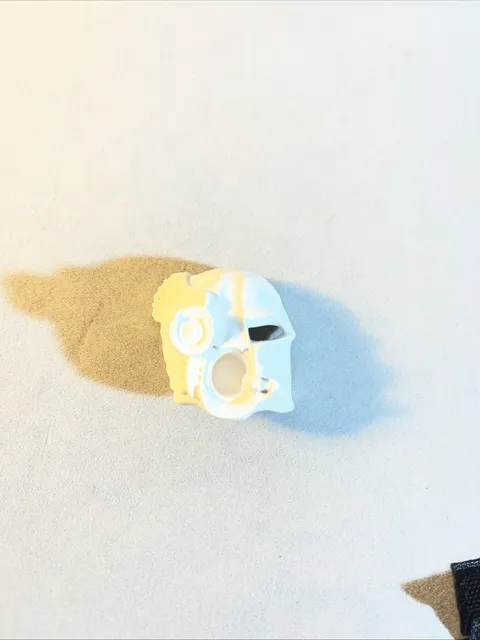 Bionicle lego mask white kopek Nuva 43855 2002