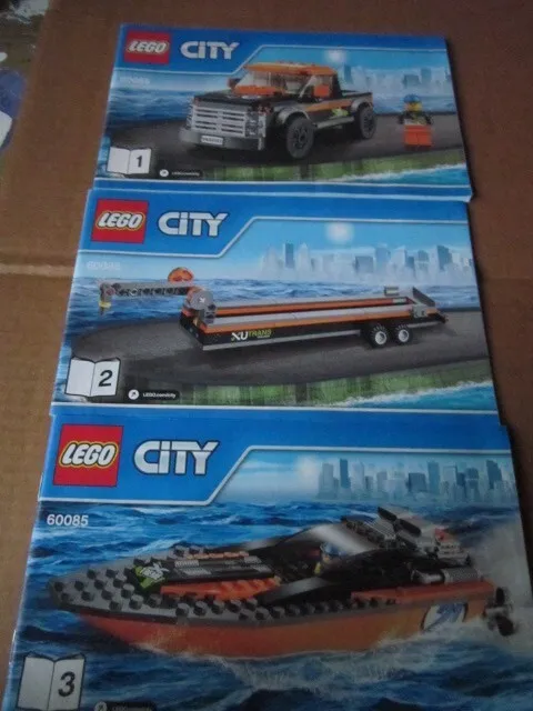 Lego City Building Instructions Instruction 60085 Pieces 1 2,3, Parts 1,2,3