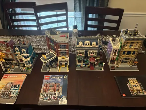 LEGO Creator Expert 4 Sets - Prebuilt. Sold as is