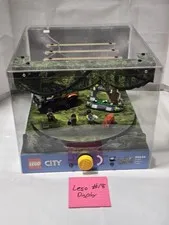 LEGO City 60426 Jungle Explorer Truck Lighted Store Display Case Clear Plastic