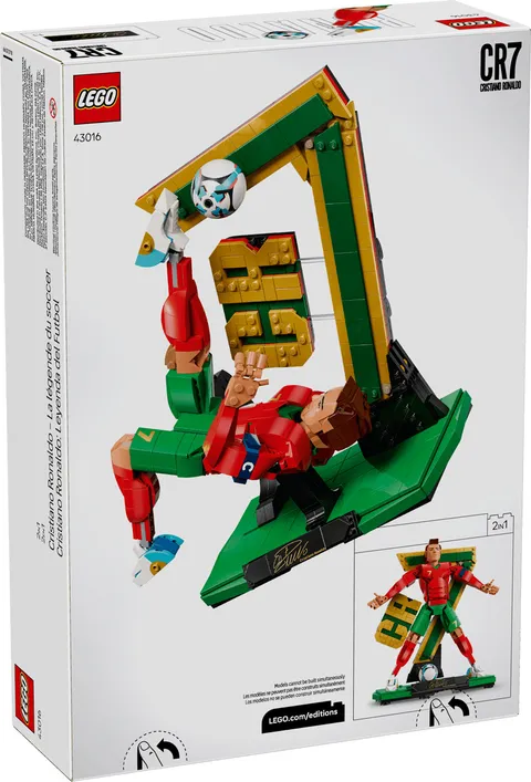 LEGO Editions 43016 Cristiano Ronaldo Soccer Legend Building Set 854 Pcs New