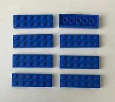 LEGO 8x NEW Pieces Plate 2x6 BLUE #3795