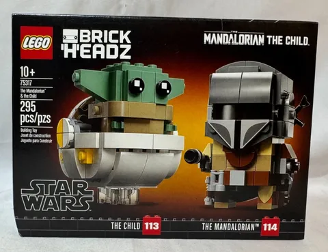 LEGO Star Wars BrickHeadz 75317 -The Mandalorian & the Child -NEW Sealed