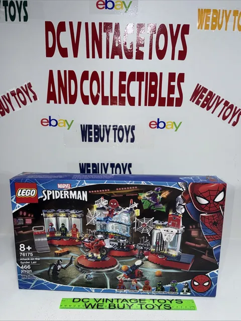 76175 ATTACK ON THE SPIDER LAIR lego NEW legos set man VENOM iron ultimate armor
