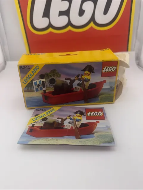 LEGO 6245 Pirates manual & 1989 Box only, no pieces
