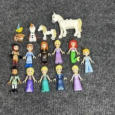 LEGO Disney Princess Mini Doll Lot of 10+ Elsa Anna Ariel Matthias Bundle