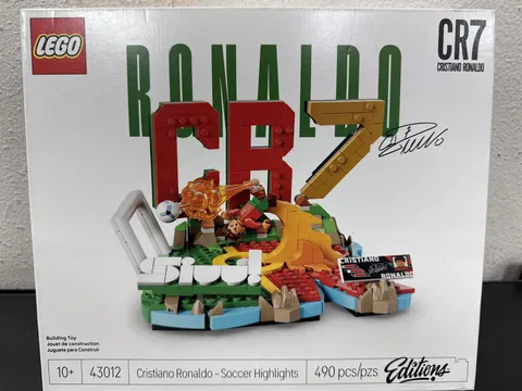 LEGO Icons Cristiano Ronaldo Soccer Highlights Building Set 43012 NIB
