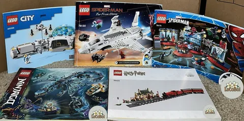 LEGO Instruction Booklets Various Sets: Spider-Man, Harry Potter, Ninjago & City