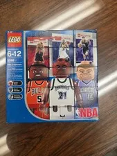 LEGO 3566 NBA Collectors Set Jalen Rose Kevin Garnett Predrag Stojokovic NIB