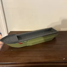 LEGO Coast Guard Boat Green & Gray Boat Hull  62791 Good Condition