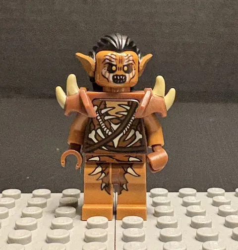 LEGO LOTR Gundabad Orc Hair & Shoulder Spikes lor077 Minifigure From Set 79011