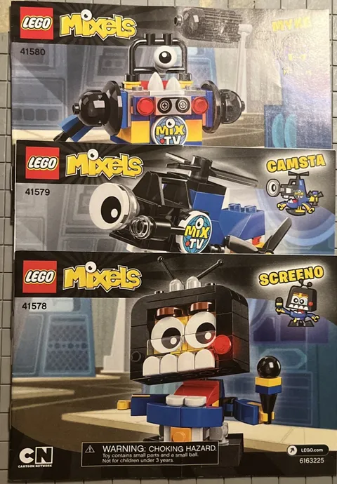 LEGO Mixels Instruction Manual Lot of 3 • 41579 41580 41578
