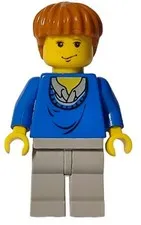 Lego hp006 RON WEASLEY Minifigure Blue Sweater Light Gray Legs 4708 4728 D826