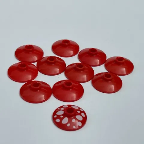 Lego 4740 30063 Red Replacement Parts Pieces Lot of 11