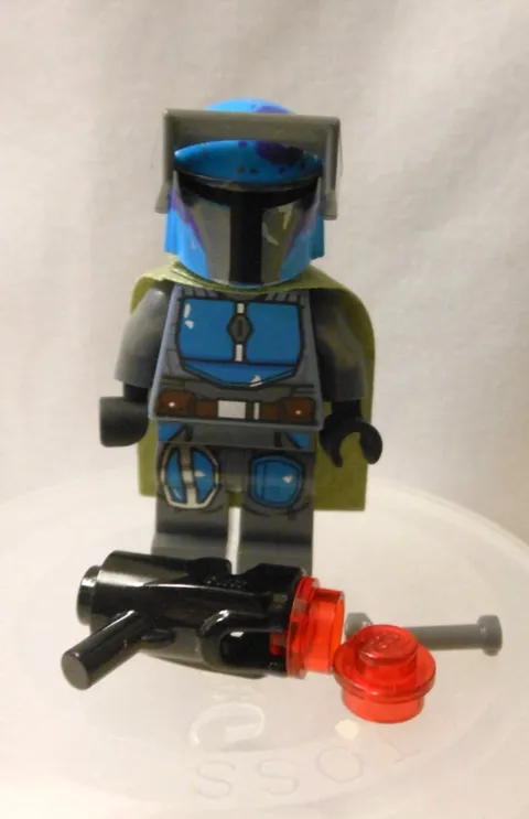 LEGO 75627 Star Wars Mandalorian Tribe Warrior sw1080 MINI FIGURE Dark Azure