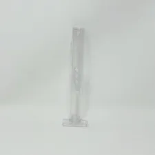 1749 LEGO Parts Support 2x4x13 Semicircle w/ 5 Pin Holes TRANSPARENT CLEAR (1)