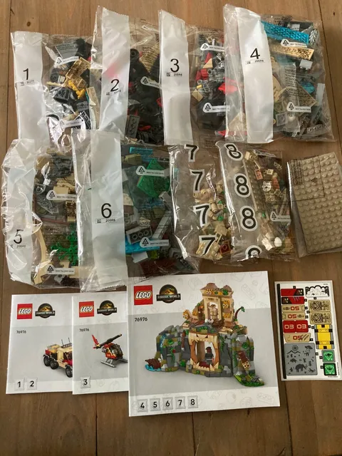 LEGO 76976 Jurassic World Air Mission - NO MINIFIGURES or DINOS - Build Only!
