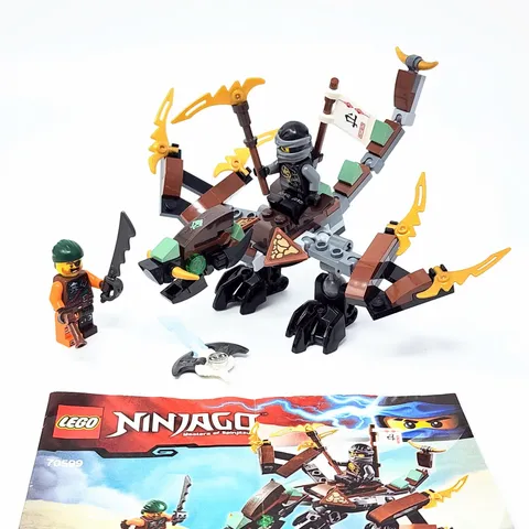 LEGO NINJAGO Cole's Dragon 70599 Set COMPLETE w/ Minifigures & Manual RETIRED