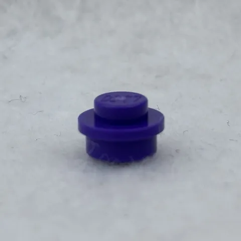 LEGO 4073 Dark Purple Plate, Round 1 x 1 (x1)