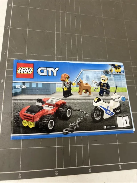 VINTAGE TOY LEGO MANUAL INSTRUCTIONS BOOKLET ART CITY 60139