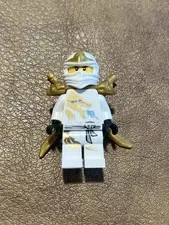 LEGO Ninjago Zane DX Minifigure White Dragon Suit njo0018 Used