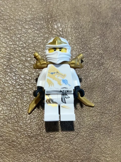 LEGO Ninjago Zane DX Minifigure White Dragon Suit njo0018 Used