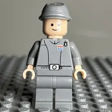 Lego Star Wars Minfigure SW0154 Imperial Officer Captain Commander Cavalry 2F