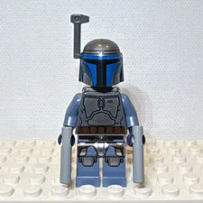 LEGO Star Wars Minifigure - Jango Fett - Light Nougat Head, Smile (sw0468)