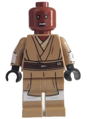 LEGO® Minifigure Star Wars sw1205 Mace Windu (Dark Tan Legs Open Mouth Printed A