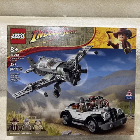 LEGO Indiana Jones Fighter Plane Chase Set (77012) BRAND NEW SEALED 387 pcs 