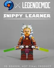LEGO Star Wars Baggles Studios X LCM Snippy Learner Ahsoka Tano Minifigure